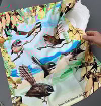 Image 2 of Fantails at the beach - Tea towel 