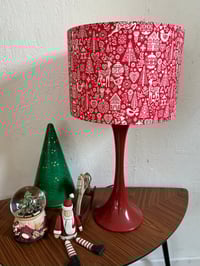 Image of Scandi Red Christmas Shade 30cm