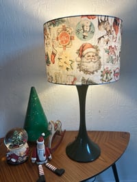Image of Cream Christmas Collage Shade 30cm