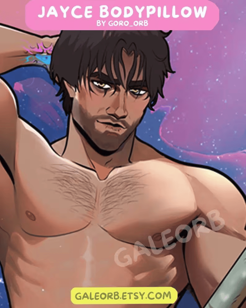 Jayce Talis Bodypillow Arcane Jayvik Season 1 and 2 NSFW