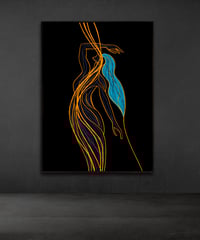 Image 2 of Energy XXIV – The Blue Flow (Limited Edition 1/9 – Hand-painted)