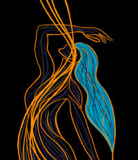 Image 3 of Energy XXIV – The Blue Flow (Limited Edition 1/9 – Hand-painted)