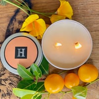 Image 3 of ORANGE AND BAY CANDLE TIN