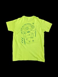 Image 4 of T-SHIRT DIABOLO écru / vert / jaune