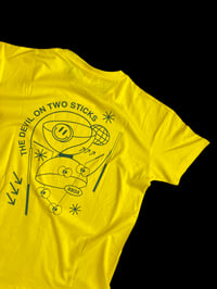 Image 2 of T-SHIRT DIABOLO écru / vert / jaune