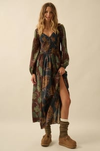 Image 4 of Sweetheart Peasant Maxi 