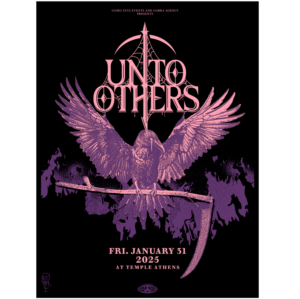 Unto Others "Athens 2025" gig poster