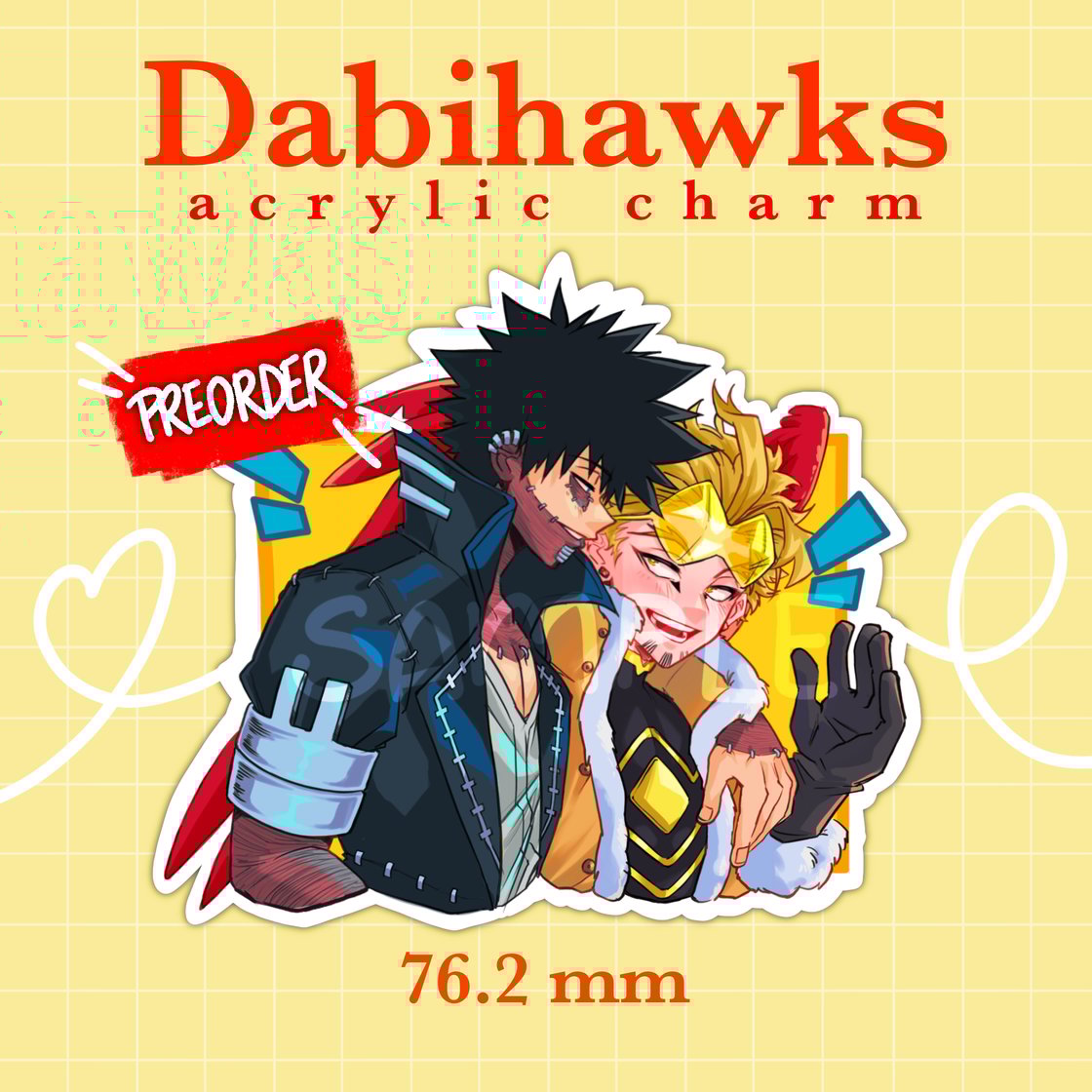 Image of [PREORDER] Dabihawks - Acrylic Charm