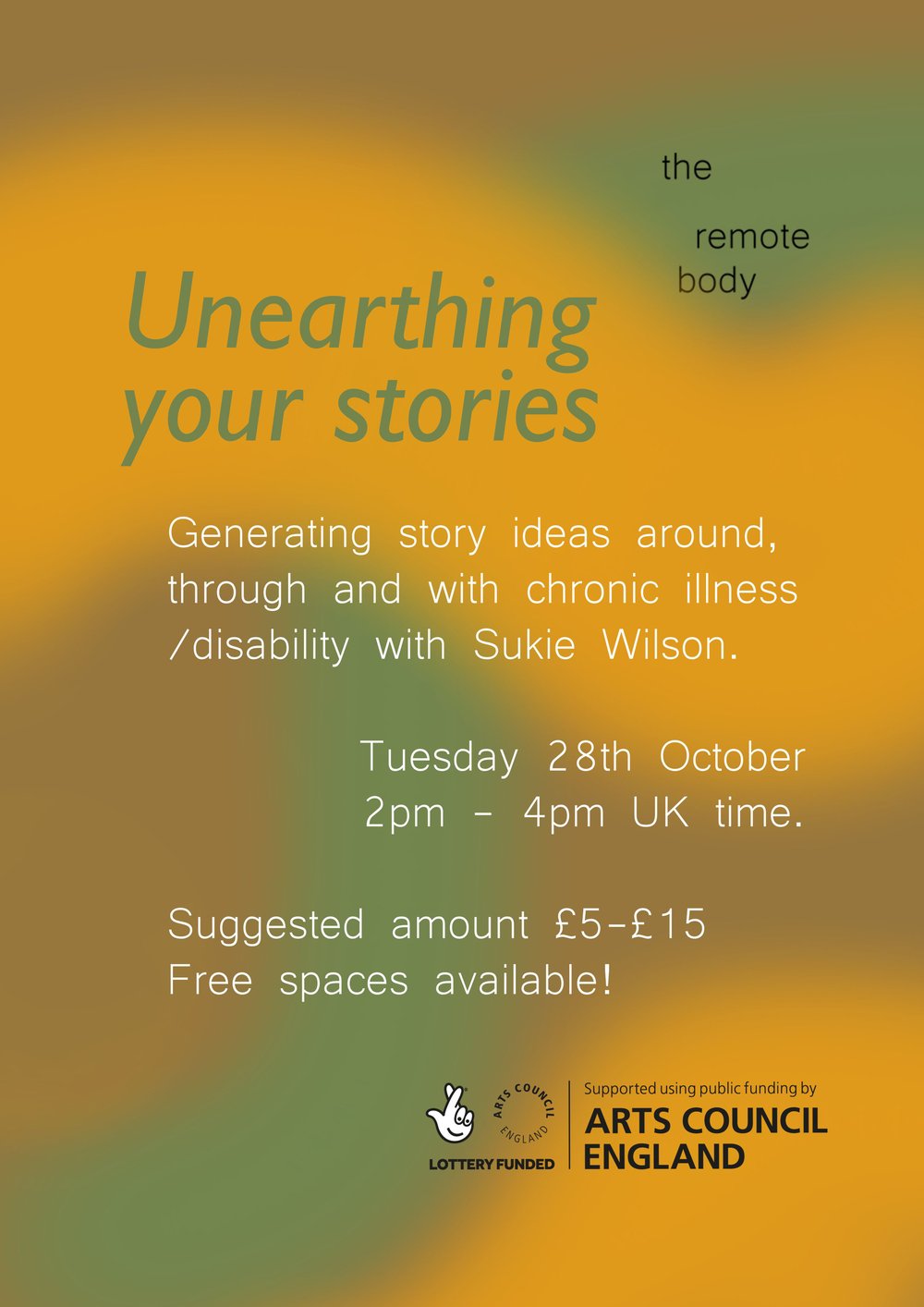 Image of Unearthing your Stories - workshop