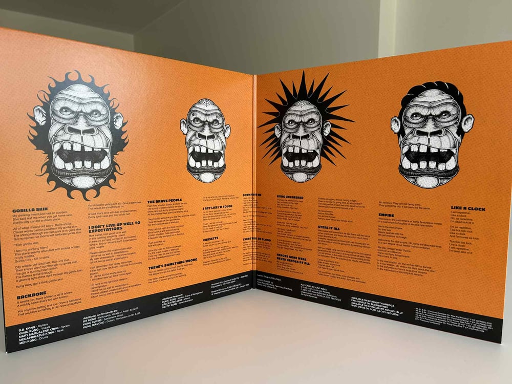 Kong Kong - Gorilla Anthems 12" Gatefold (North American Version)