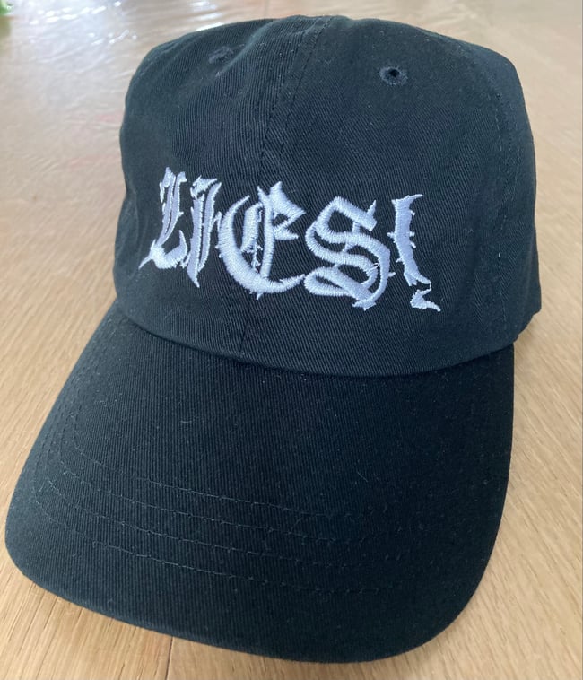 CAP  black baseball adjustable / embroidered LIES! Logo