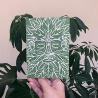 Image 1 of Green Man Card