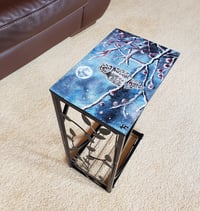 Image 1 of Small Owl Hand Painted Table