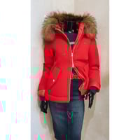 CHAQUETA DE PELO  ROJA 