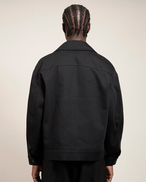 Image of Black Denim Jacket