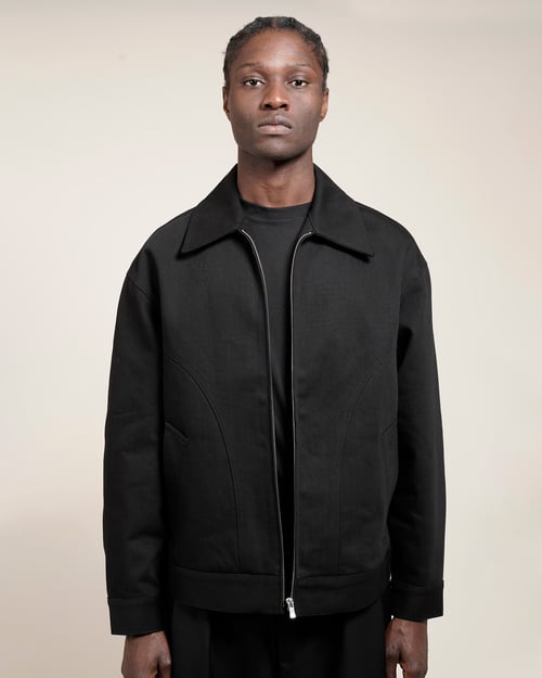 Image of Black Denim Jacket