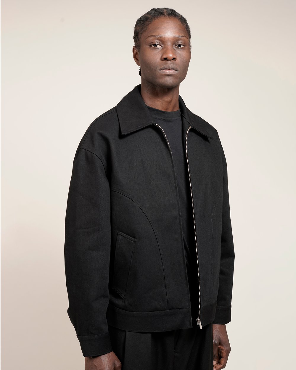 Image of Black Denim Jacket