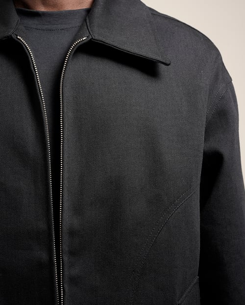 Image of Black Denim Jacket