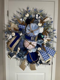 Image 1 of Blue Fall Wreath