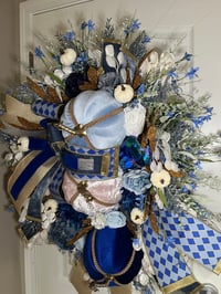 Image 2 of Blue Fall Wreath