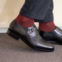 Image 4 of Black Calf Single Monkstrap