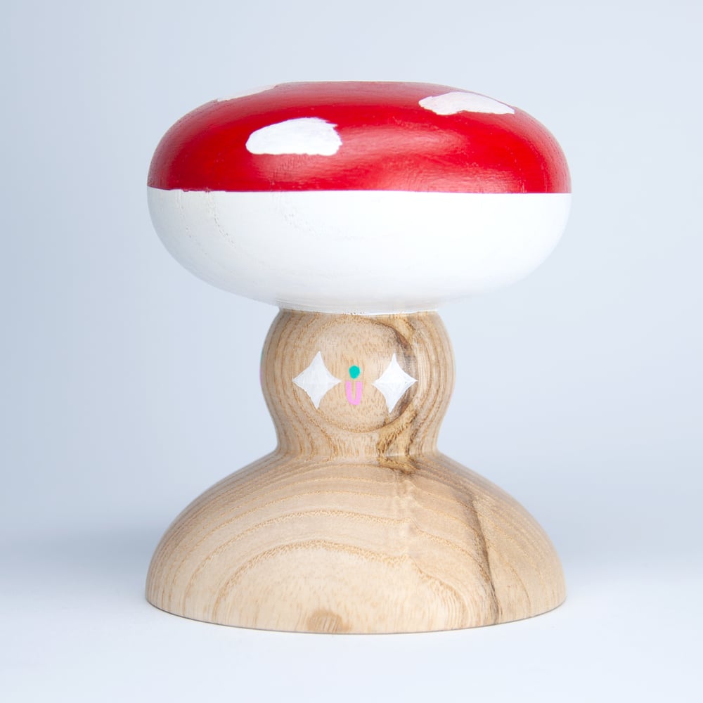 Image of Kerzenhalter-Vasen-Kombi "Fliegenpilz"