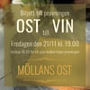Ostprovning Ost till vin 21/11