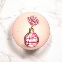 Image 2 of Pink Carnation Compact Mirror