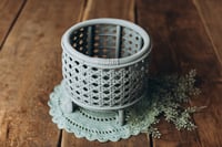 Image 2 of Whisper basket in sea blue