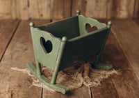 Image 4 of Vintage wood cradle