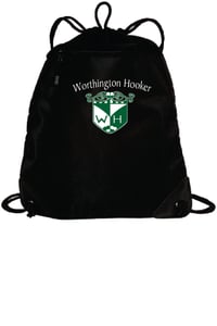 CINCH BAG WITH MESH TRIM