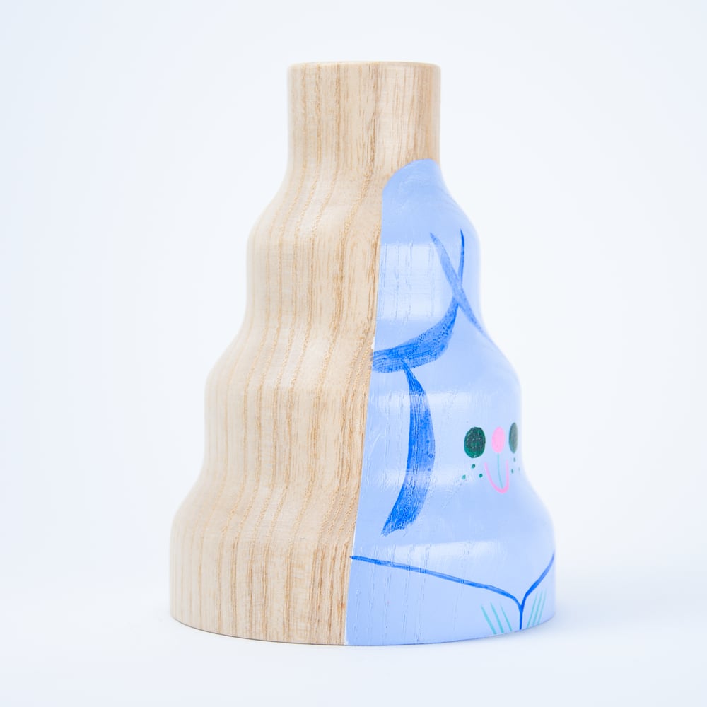 Image of Kerzenhalter-Vasen-Kombi "Vella Pudel" 