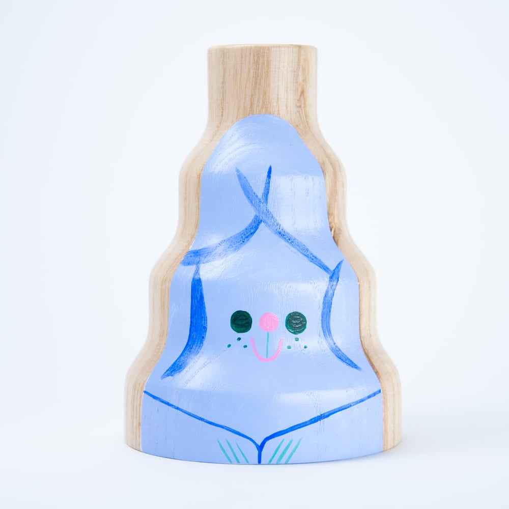 Image of Kerzenhalter-Vasen-Kombi "Vella Pudel"