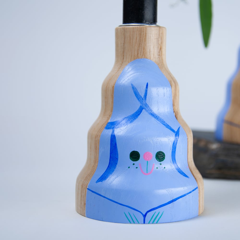 Image of Kerzenhalter-Vasen-Kombi "Vella Pudel"