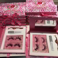 Image 3 of Princess Gift Set Bundle /Eyelash with Glue Tweezers Gift Set 