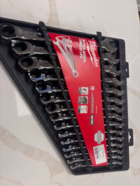 Image 3 of MILWAUKEE METRIC RATCHETING COMBINATION WRENCH SET (15-PIECE)