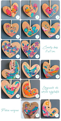Coeur en bois 