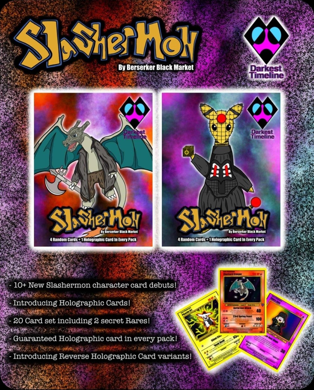 "Darkest Timeline" Slashermon Booster Pack