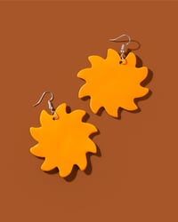 Image 1 of Wavy Sun Earrings