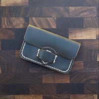 Image 1 of Holiday Give Back Sale Traditional Accordion Card Holder (Dark Green)