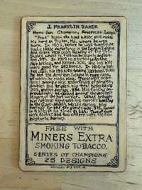 Image 2 of 1912 T227 Series of Champions Home Run Baker