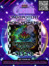 Image 1 of Omnipotent Soul Holographic sticker (Collab)