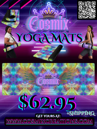 Image 1 of "Cosmix Wings" ---Yoga mat---