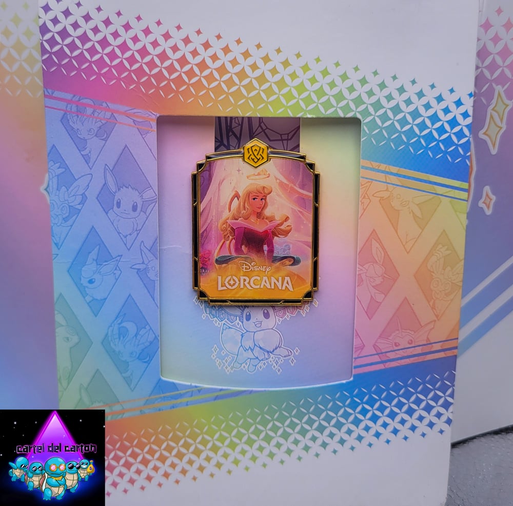 Image of Disney Lorcana Fabled Aurora League Exclusive Pin