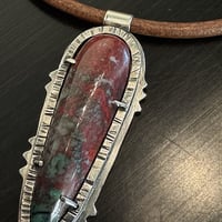 Image 2 of Sonoran Sunrise Pendant on Leather