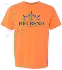 Comfort Colors Unisex Garment-Dyed T-Shirt in Melon Color Logo