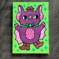 Image 1 of Cowboy Bat - Original Painting