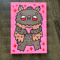 Image 1 of Mothman - Original Painting