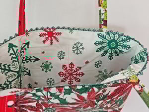 Image of Cuteness Overload Christmas Fabric Holiday Tote