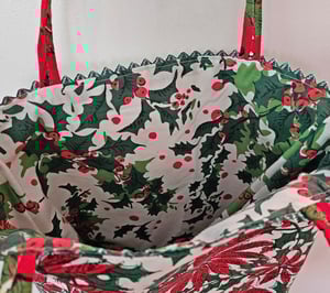 Image of Sugar & Spice Christmas Fabric Holiday Tote